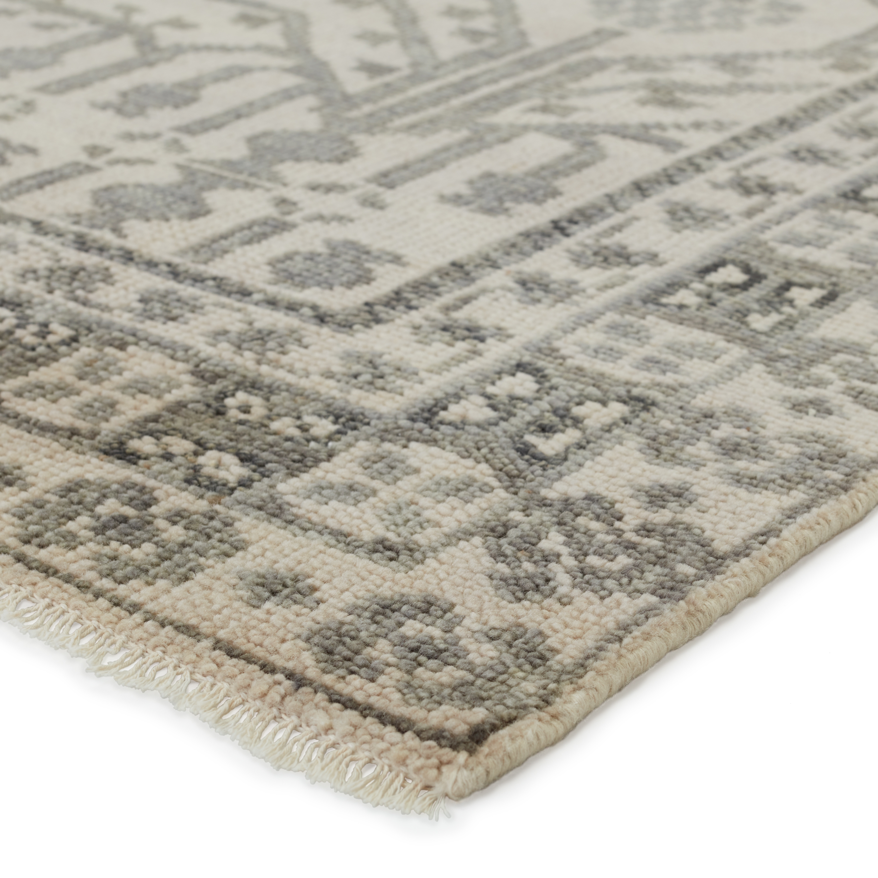 Cosimo Hand-Knotted Oriental Gray Area Rug (10'X14') - Image 1