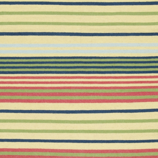 Happy Cottage Yellow Indoor 3'6" x 5'6" Handmade Rug - Image 0