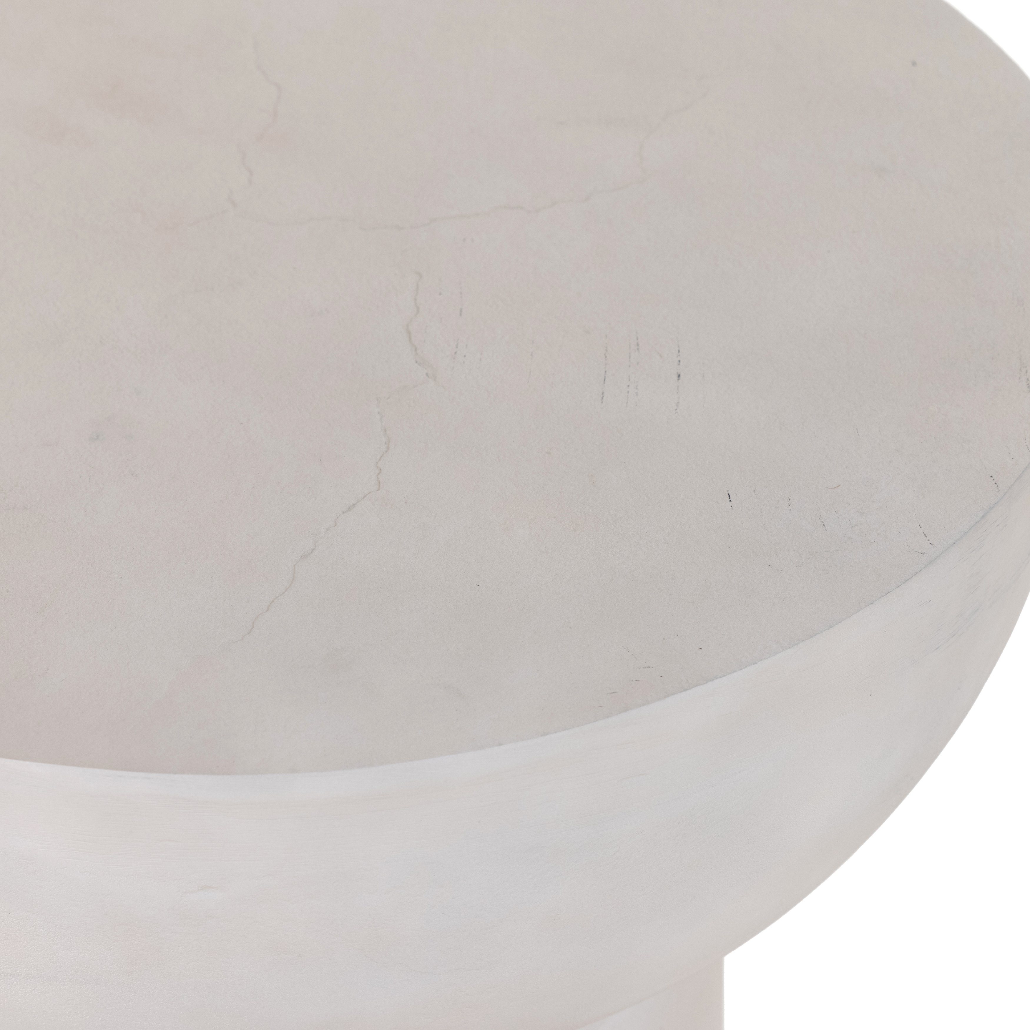 Searcy End Table-Textured Matte White - Image 8