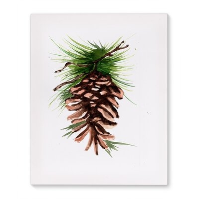 Pinecone by Jayne Conte - Unframed Painting Print on Canvas - Image 0