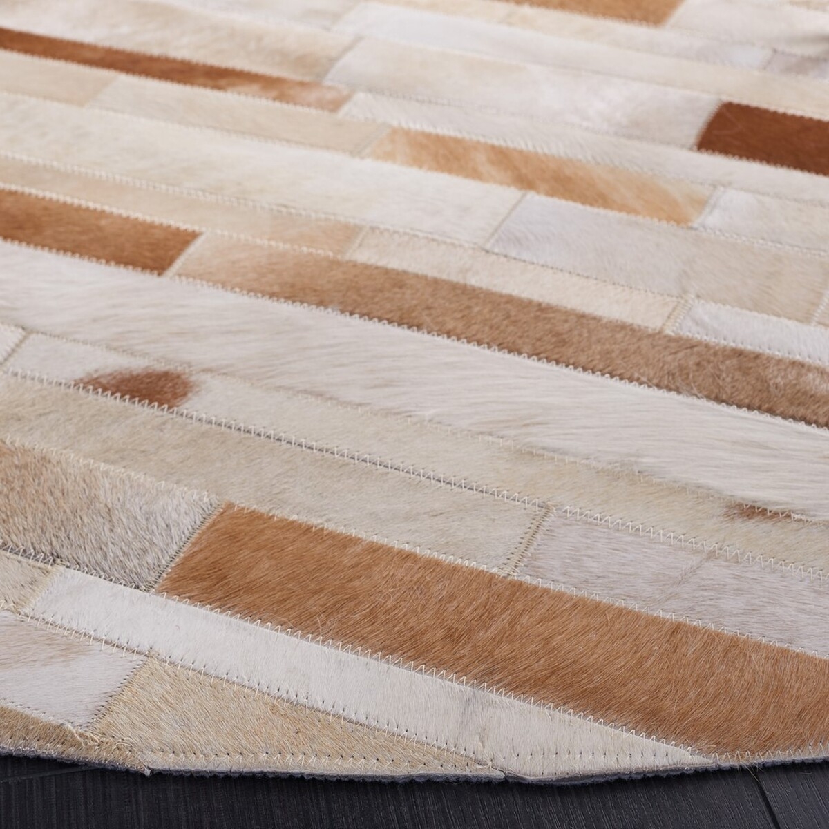 Safavieh Hand Woven Area Rug, STL218B, Tan/Ivory, 6' X 6'  - Image 2