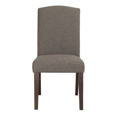 Champagne Upholstered Parsons Chair - Image 0