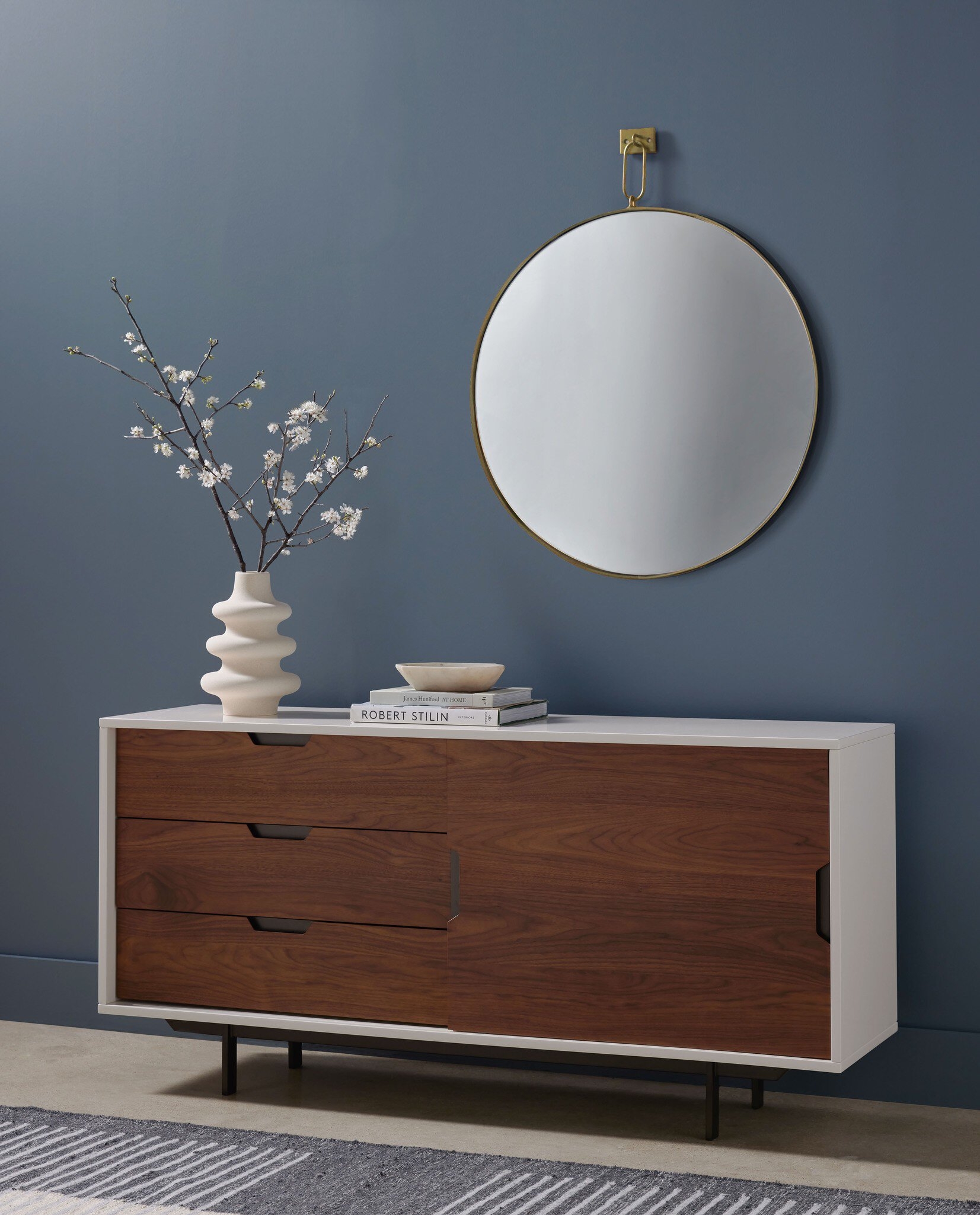 Vina Mirror - Antique Brass - Image 1