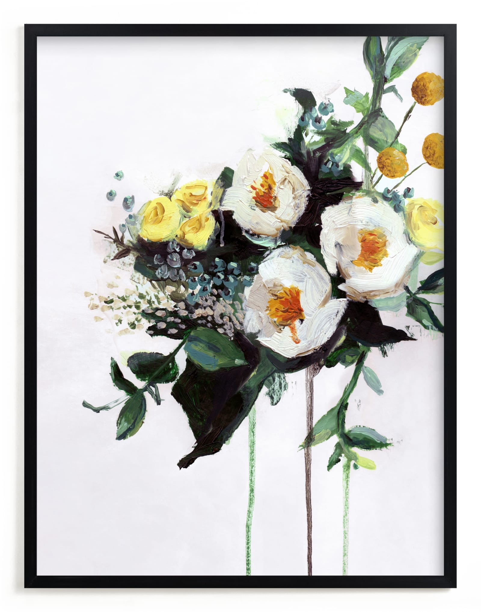 White Flowers Limited Edition Fine Art Print 2 - Image 0