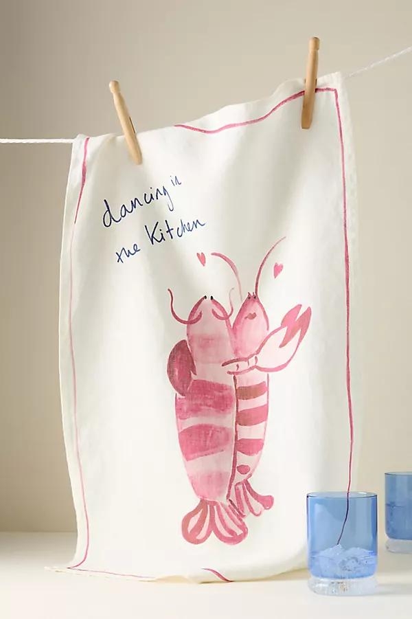 Lobster Linen Dish Towel - Image 0