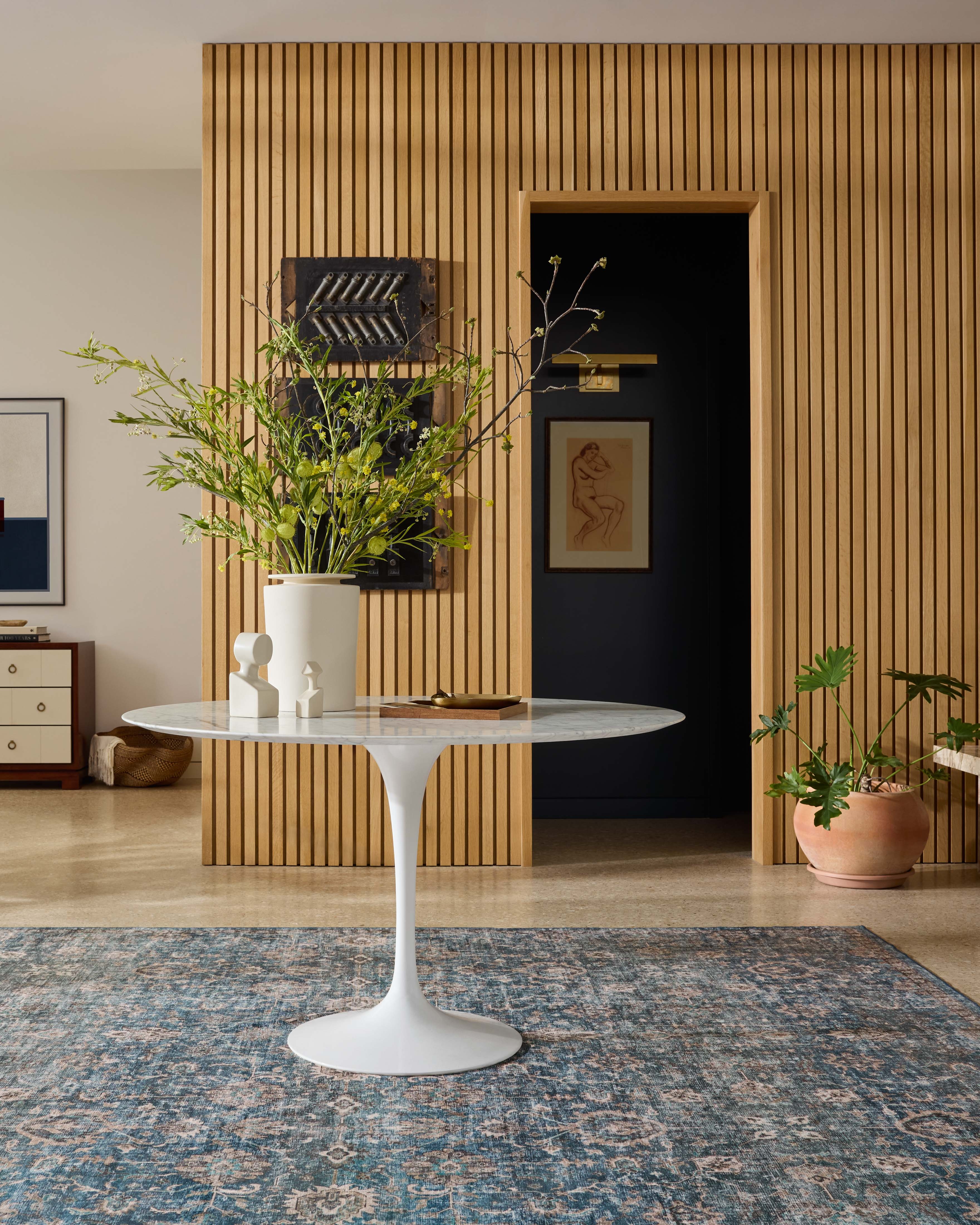 Loloi Anniston Lagoon / Natural 3'-6" x 5'-6" - Image 1