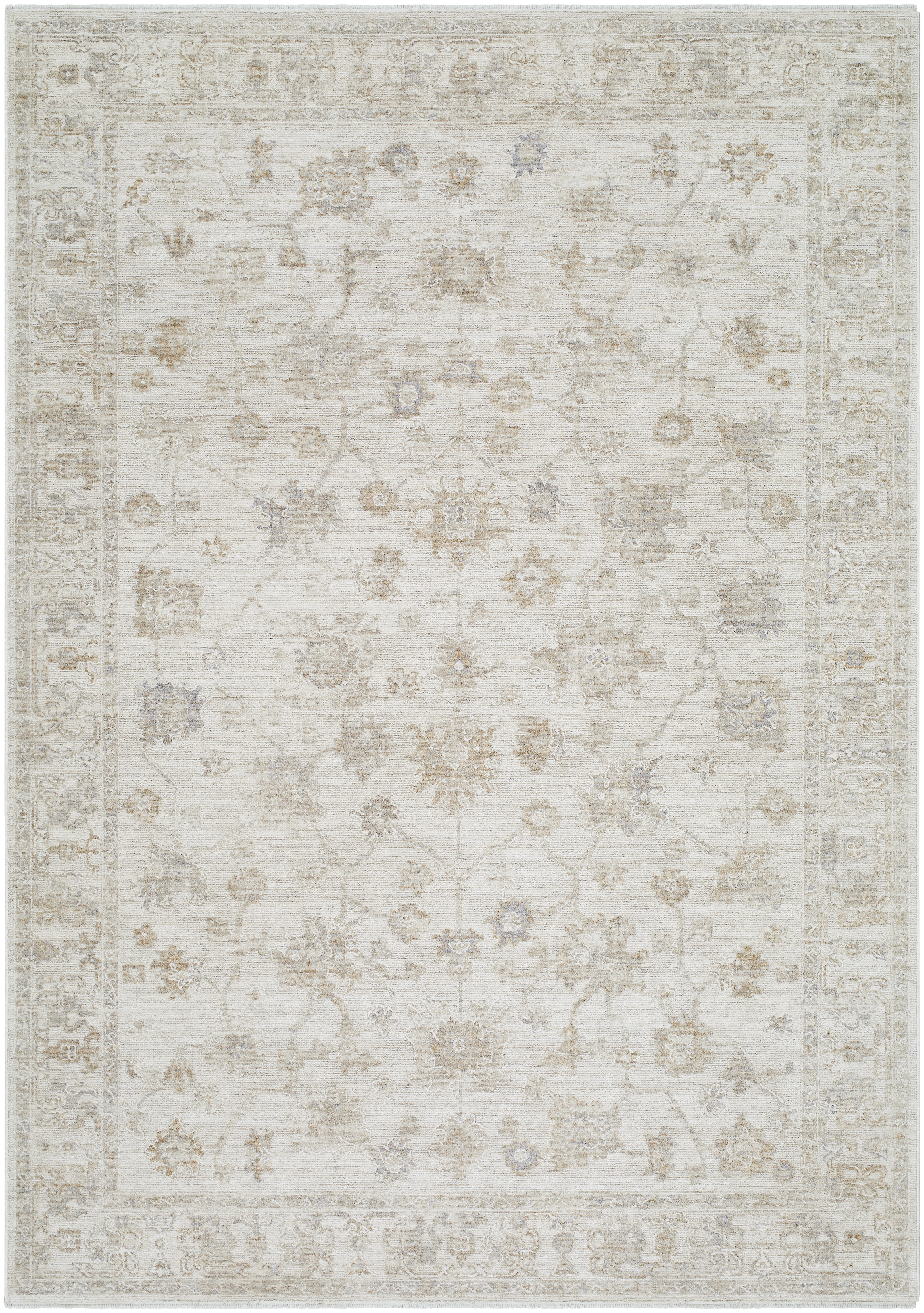 Emory Beige Indoor 7'10" x 10' Machine Woven Rug - Image 0