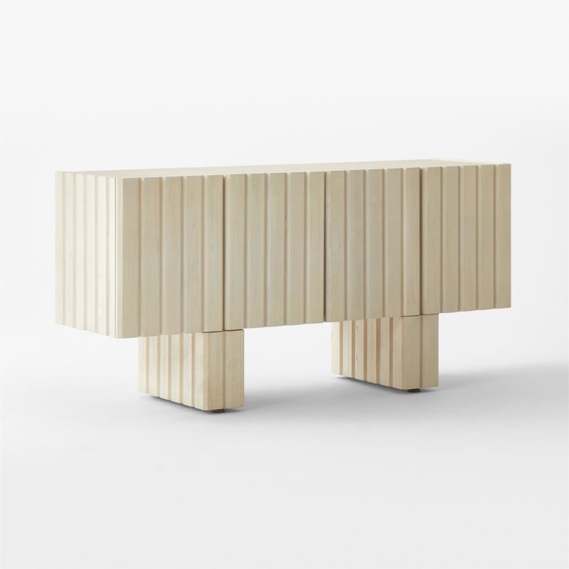 Moab 65" Light Wood Credenza - Image 2