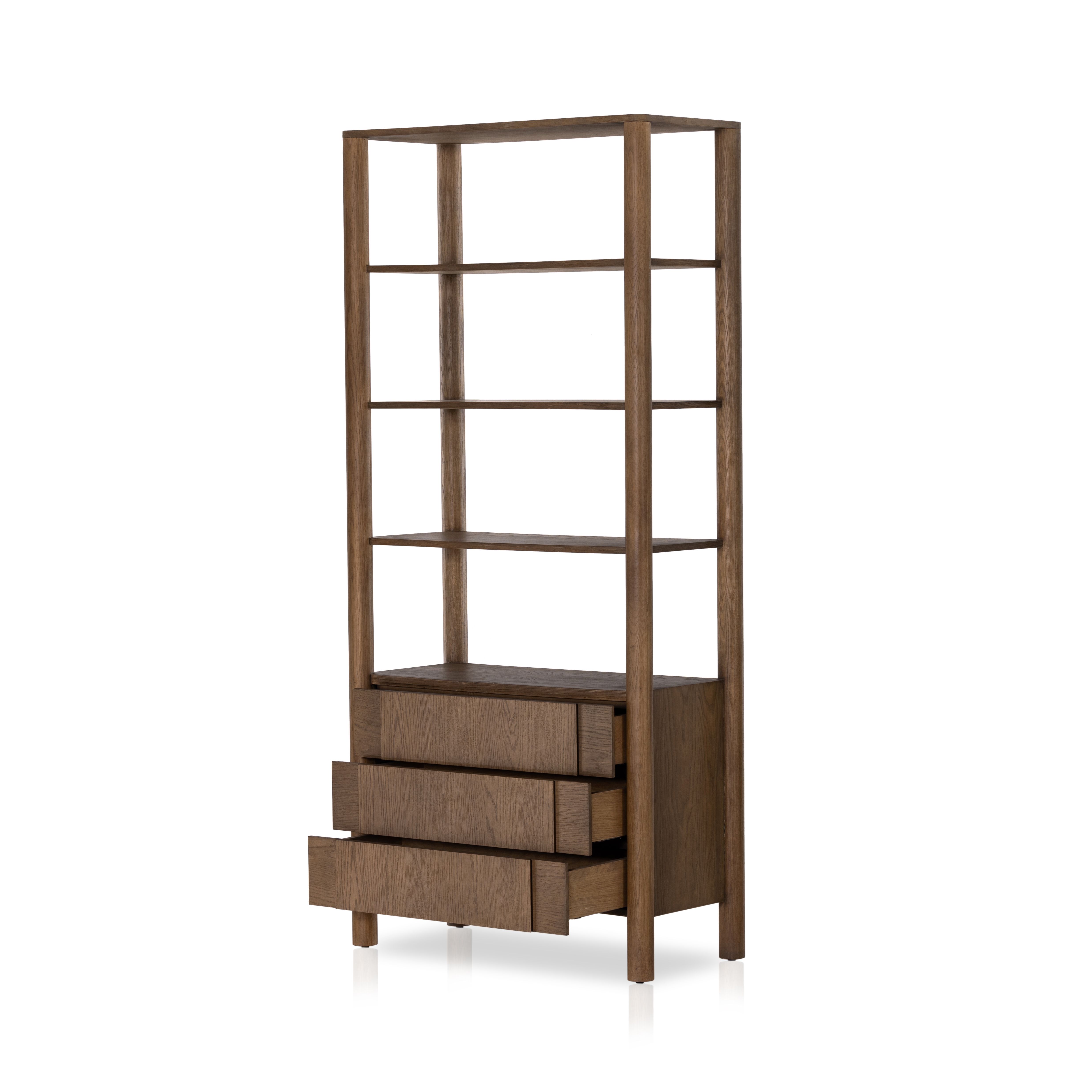Pollard Bookcase-Tan Oak - Image 4