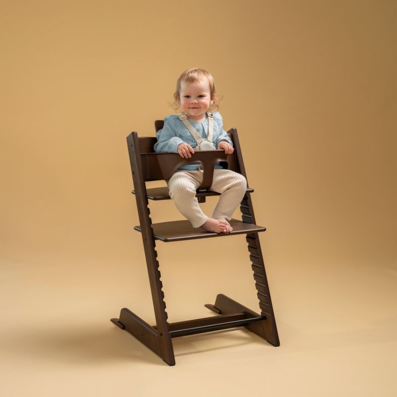 Stokke ® Tripp Trapp ® Warm Brown Oak Wood Baby High Chair - Image 1