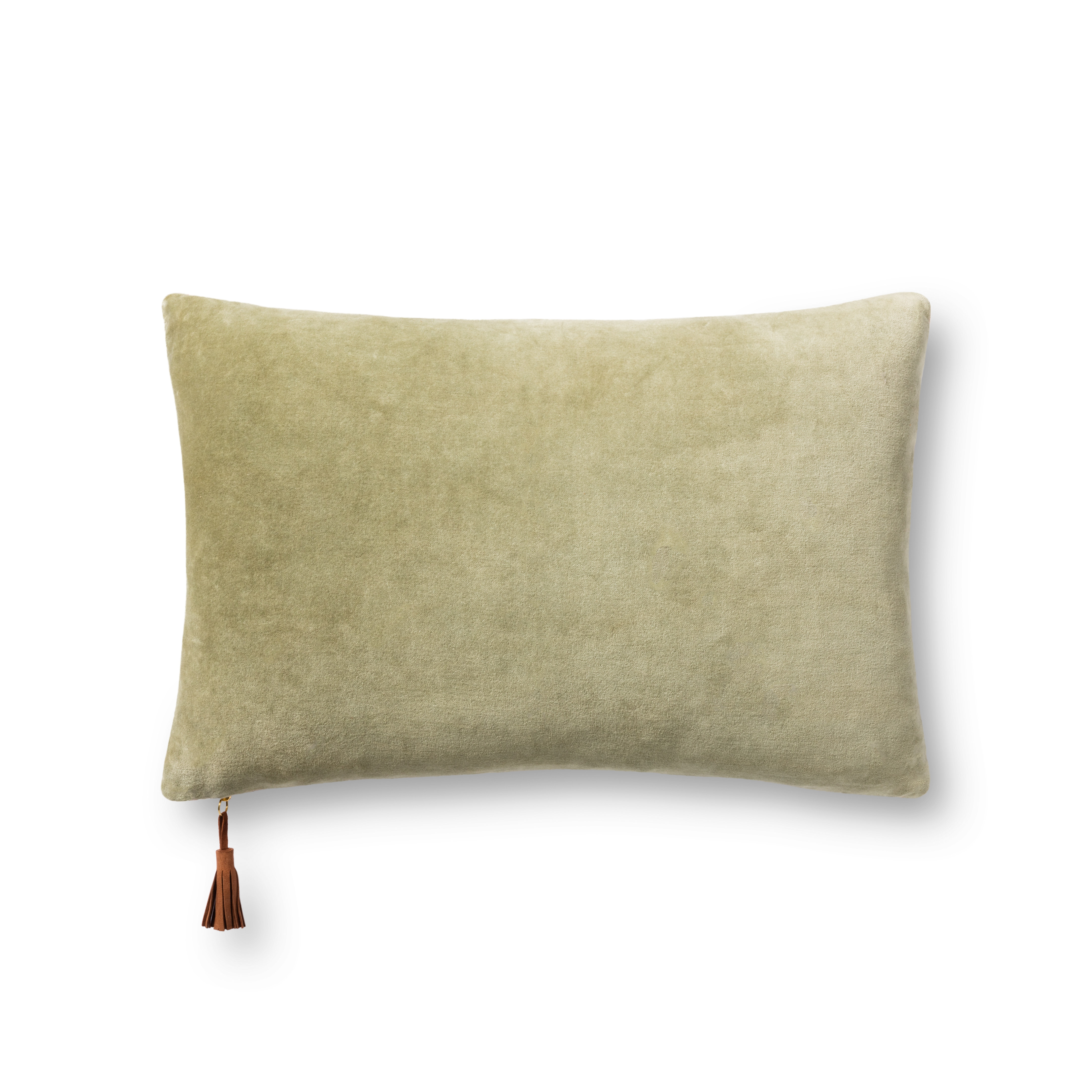 Magnolia Home by Joanna Gaines x Loloi Pillows P1153 Sage / Sand 13" x 21" Cover Only - Image 0