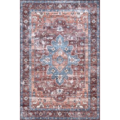 Edgemere Oriental Red/Brown Area Rug - Image 0