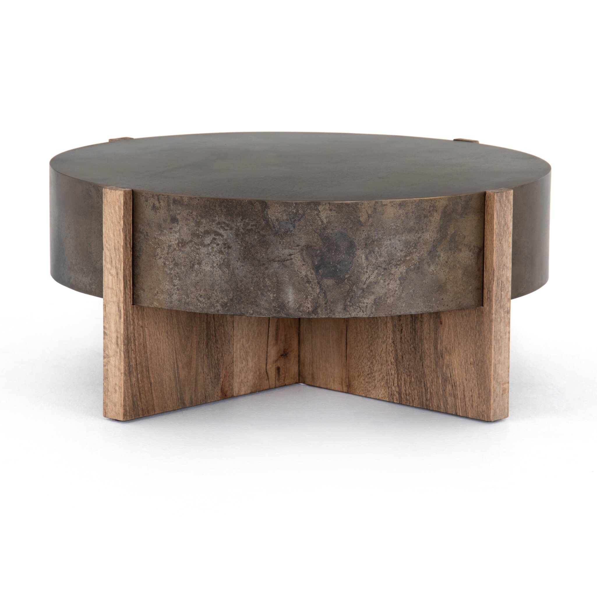 Bingham Coffee Table - Rustic Oak Veneer - Image 4