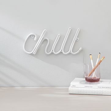 Chill LED Neon Wall Light, WE Kids - Image 1