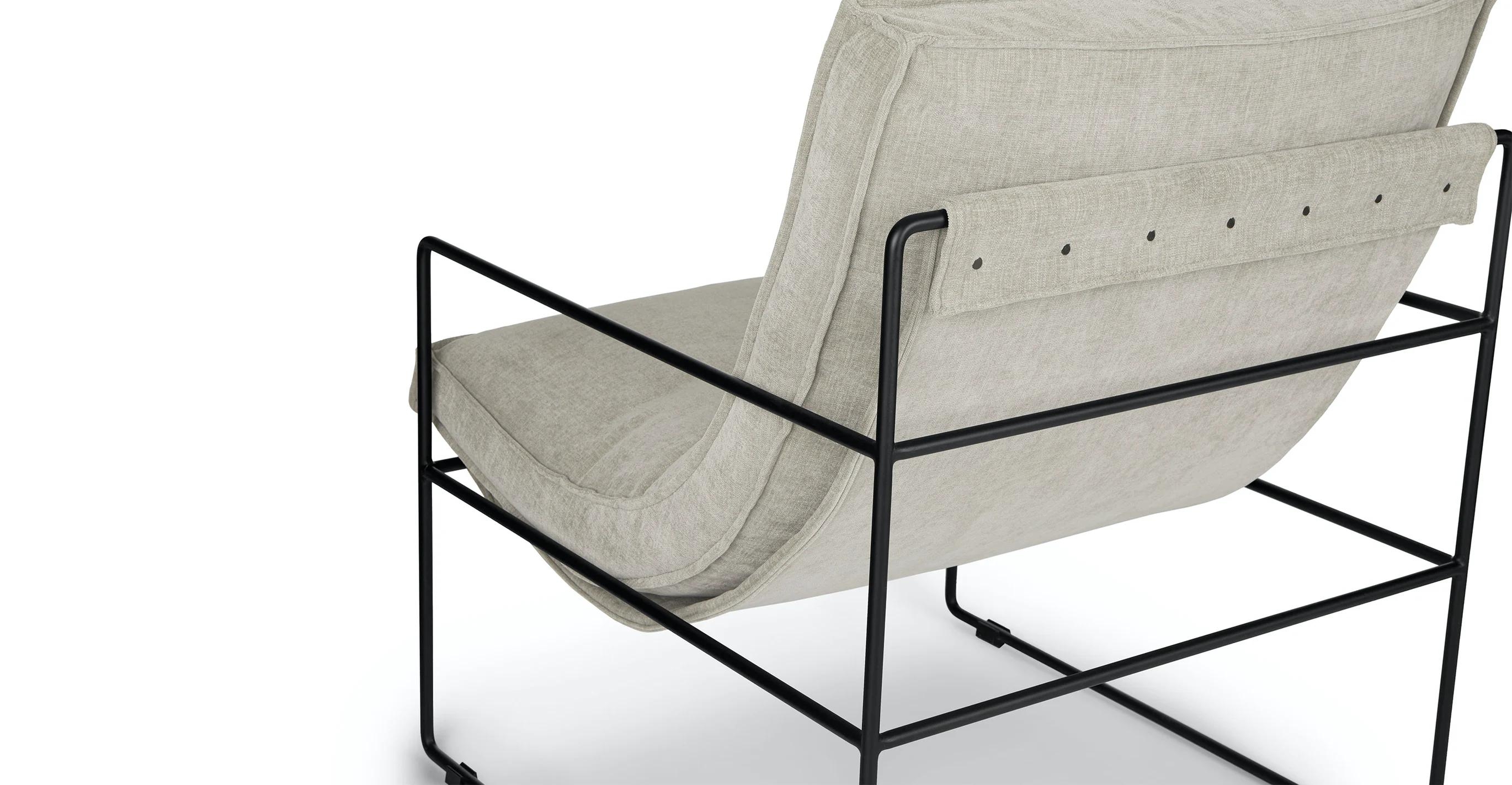 Entin Whistle Gray Lounge Chair - Image 4