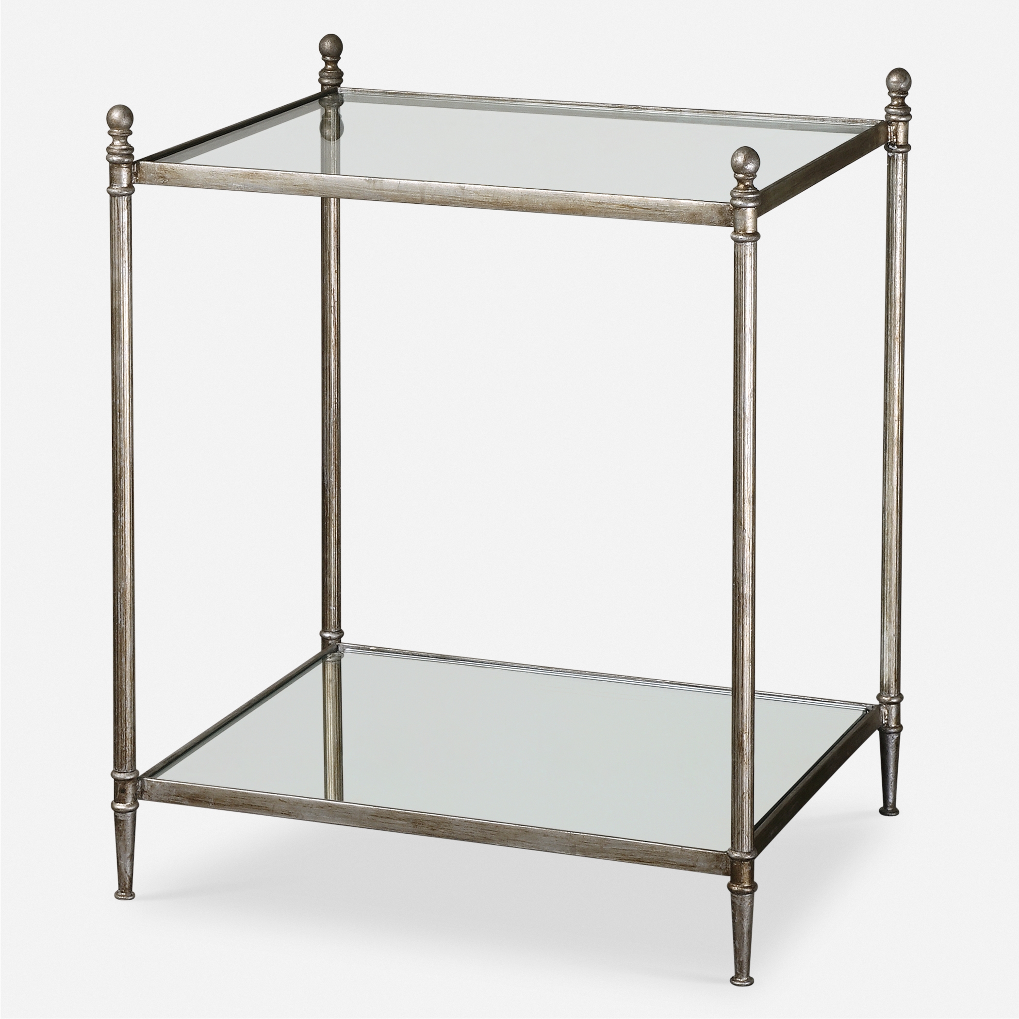 Gannon Mirrored Glass End Table - Image 0