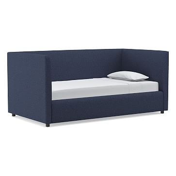 Haven Daybed, Trillium, Deco Weave, Midnight, Concealed Supports - Image 0