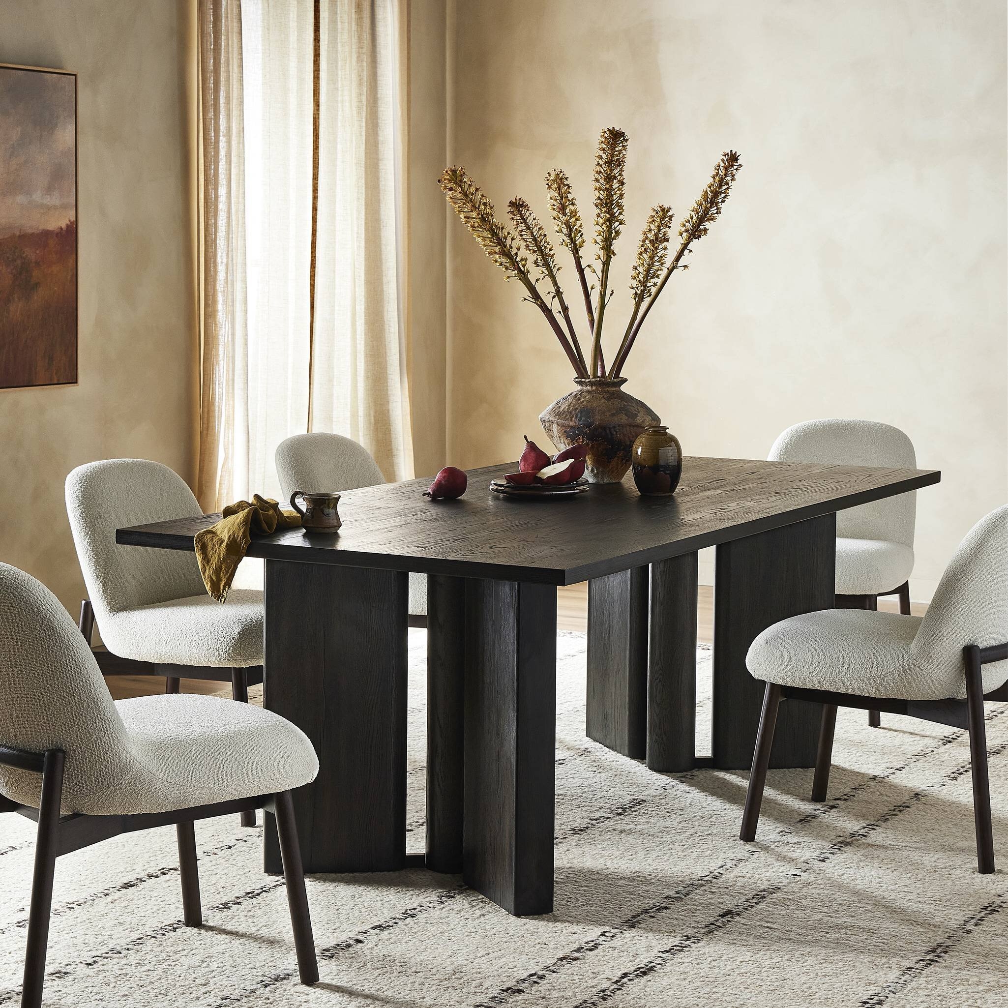 Huxley Dining Table 84" - Smoked Black Veneer - Image 11