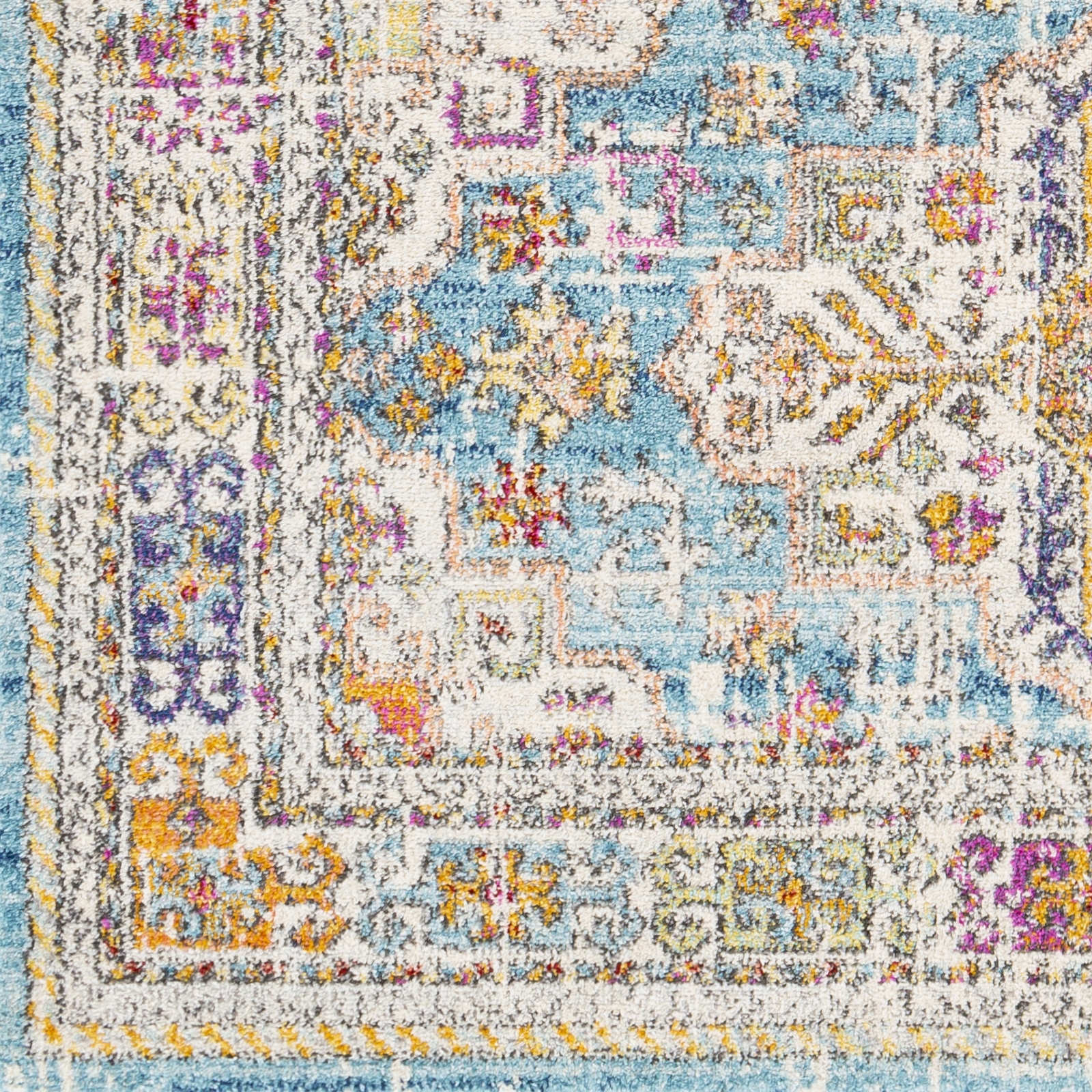 Norwich Gray Indoor 2'7" x 7'3" Machine Woven Rug - Image 5