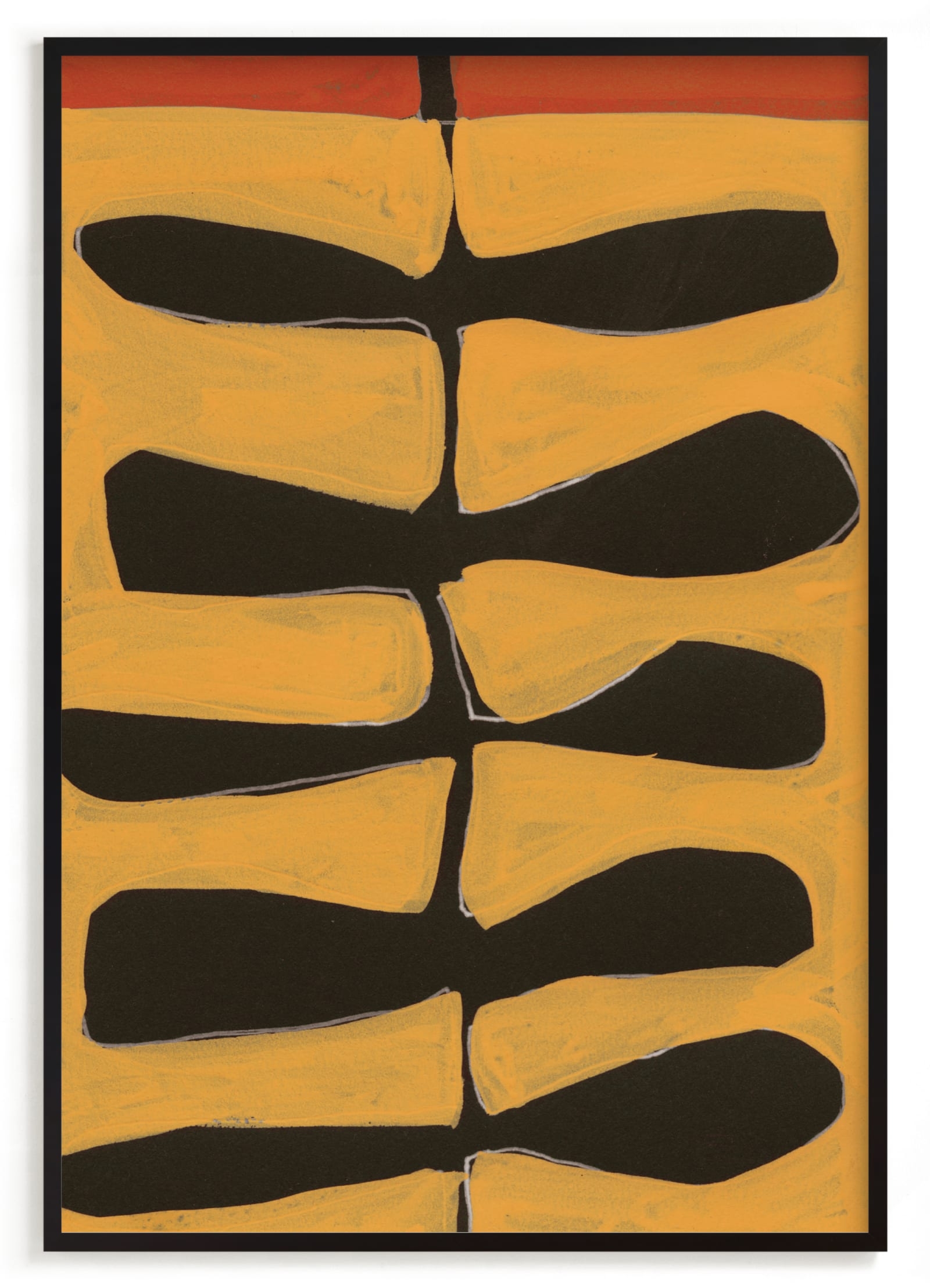 Leaves And A Stem Open Edition Fine Art Print - Image 0