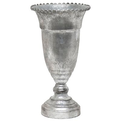 Lambdin Silver 17.25" Metal Jar - Image 0