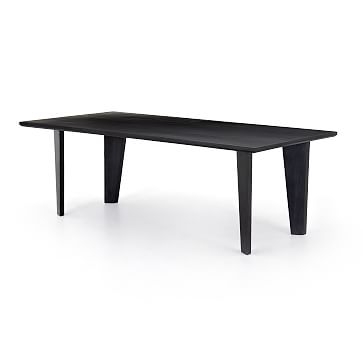 Black Wash 87" Rectangle Dining Table - Image 1