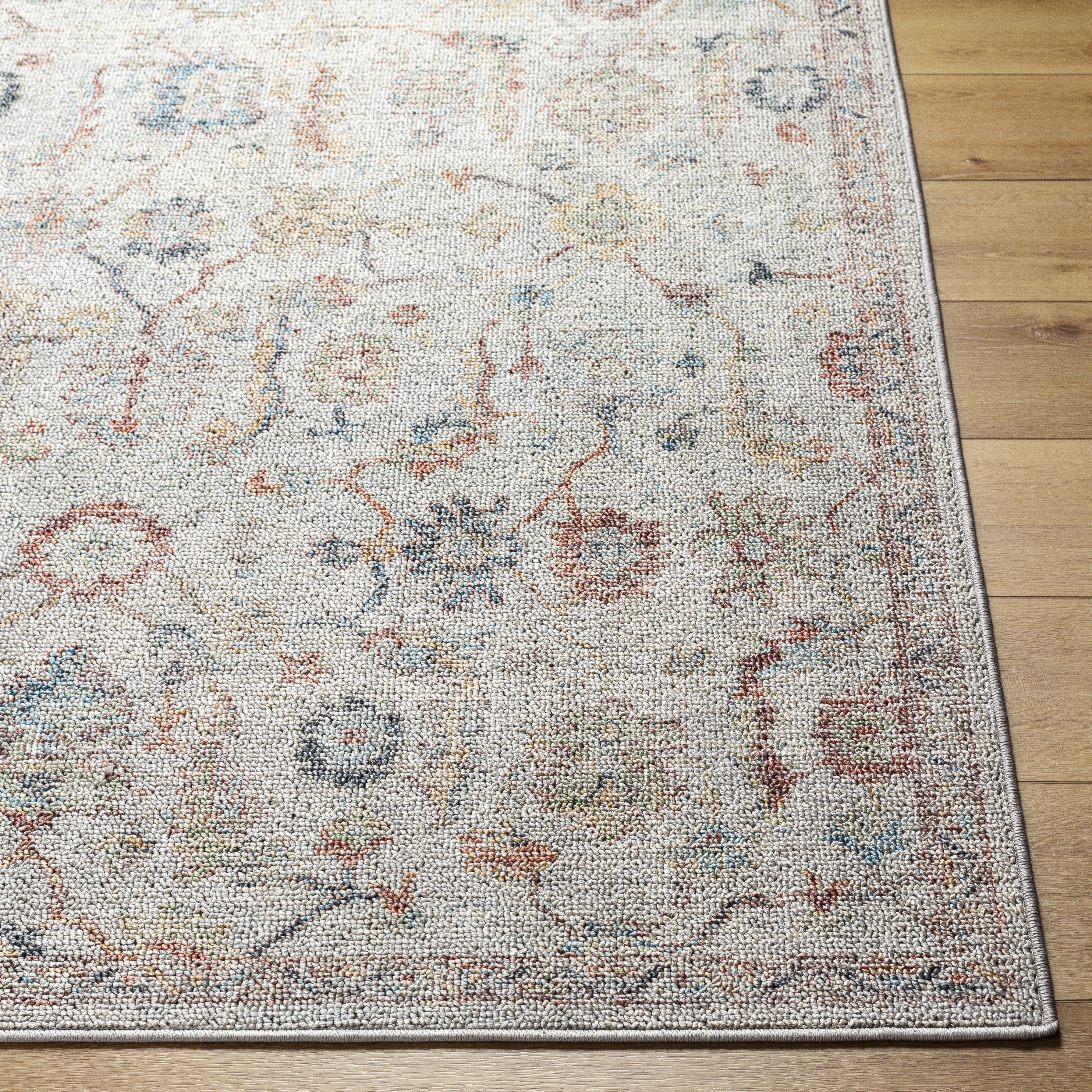Livabliss Calhoun Gray Indoor 5'3" x 7' Machine Woven Rug - Image 2