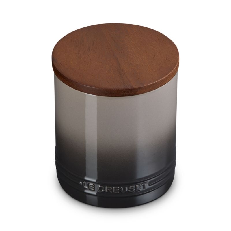 Le Creuset ® 40-Oz. Oyster Stoneware Canister - Image 1