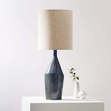 Asymmetry Ceramic Table Lamp, 30.5", Green-Individual - Image 2