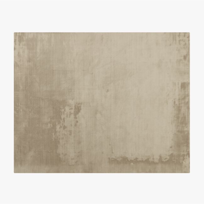 Lyla Handloomed Taupe Solid Performance Area Rug 8'x10' - Image 0