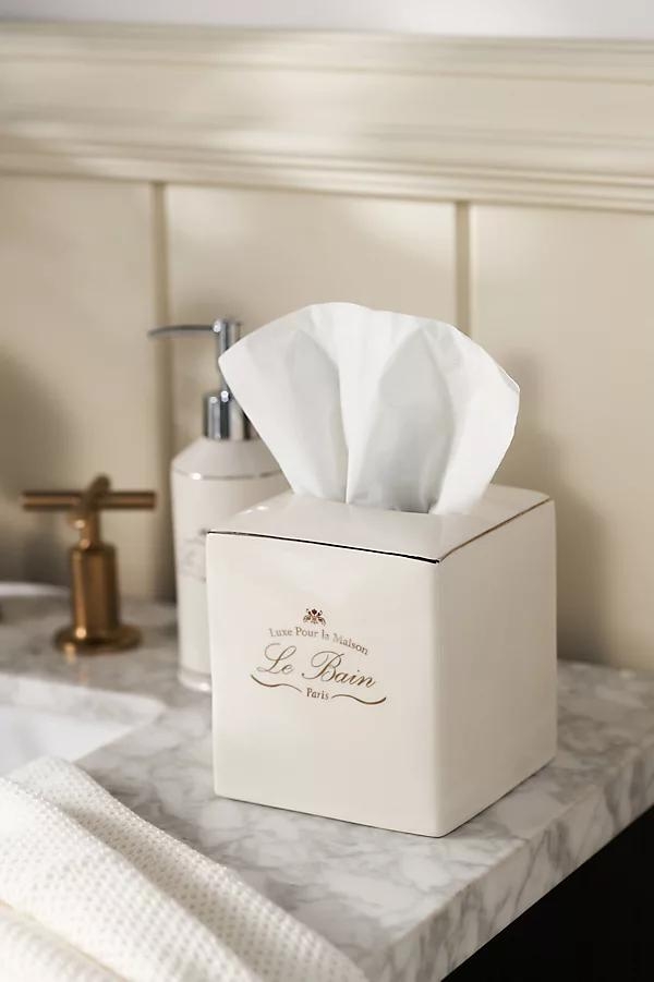 Le Bain Porcelain Tissue Holder - Image 0