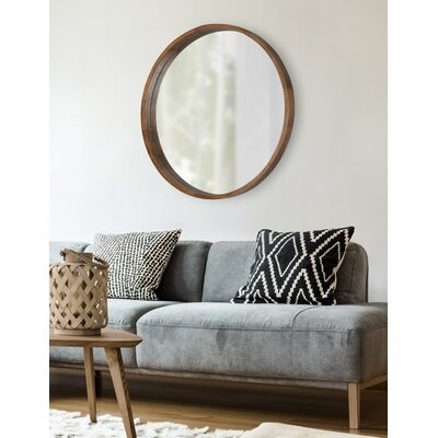 Loftis Round Modern & Contemporary Accent Mirror - Image 1
