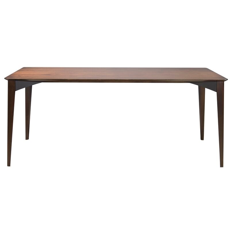  Remi Dining Table Color: Walnut, Size: 42" W x 72" L x 29" D - Image 0