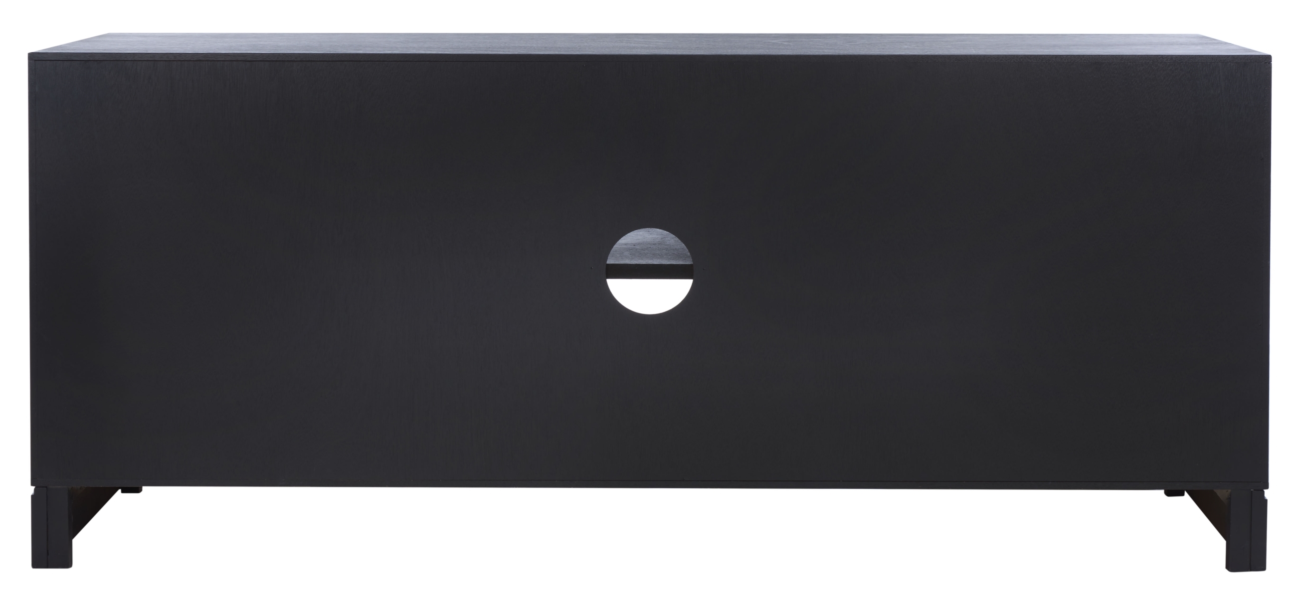 Estella 2 Door 1 Shelf Media Stnd - Black - Safavieh - Image 8