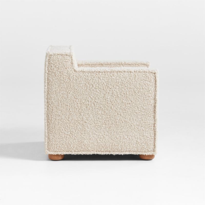 Tucker Cream Sherpa Kids Accent Chair by Jeremiah Brent - Image 4
