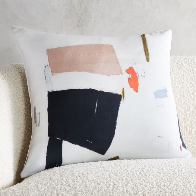 20" Elle Pillow with Feather-Down Insert - Image 0