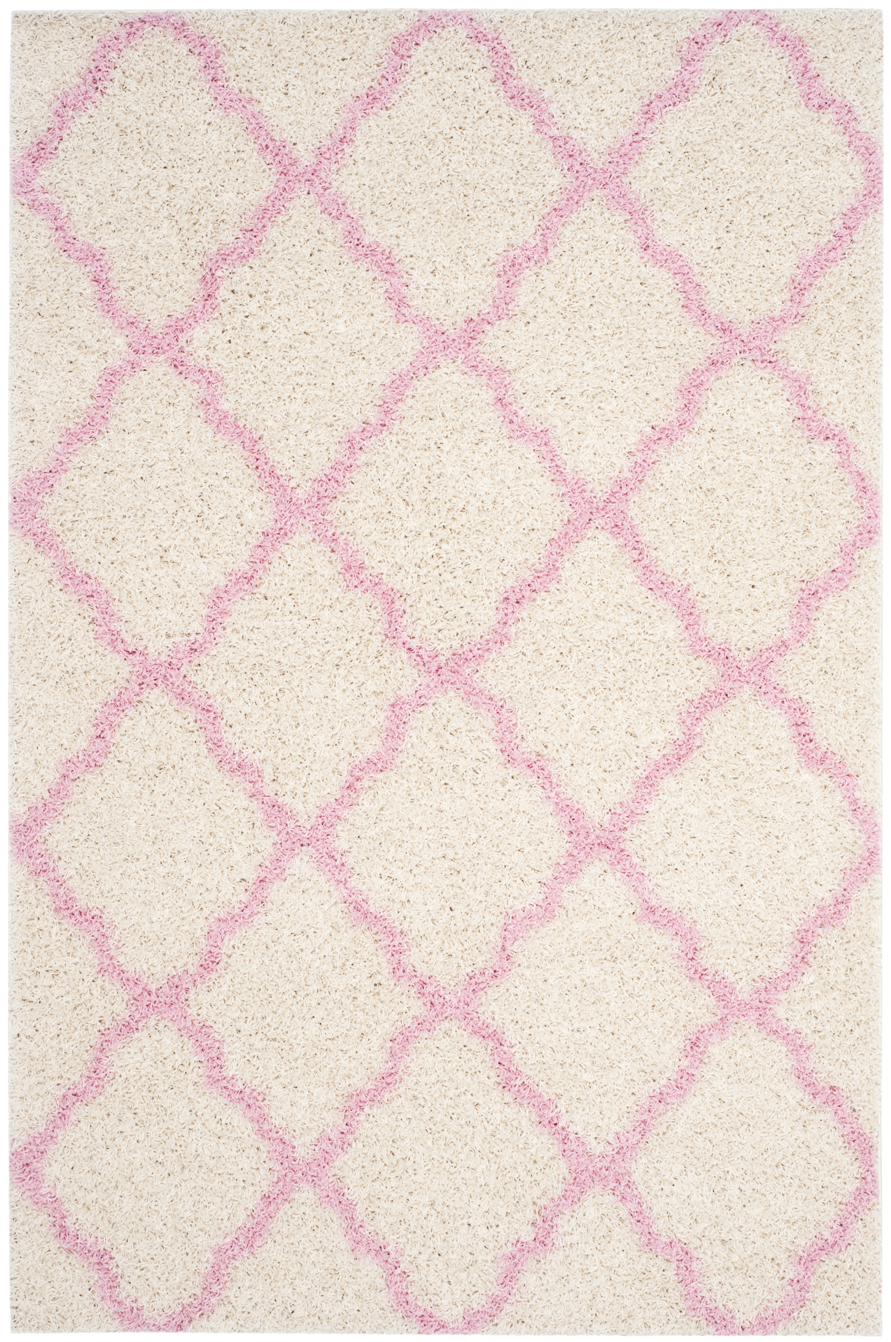 Arlo Home Woven Area Rug, SGD257P, Ivory/Light Pink,  3' X 5' - Image 0