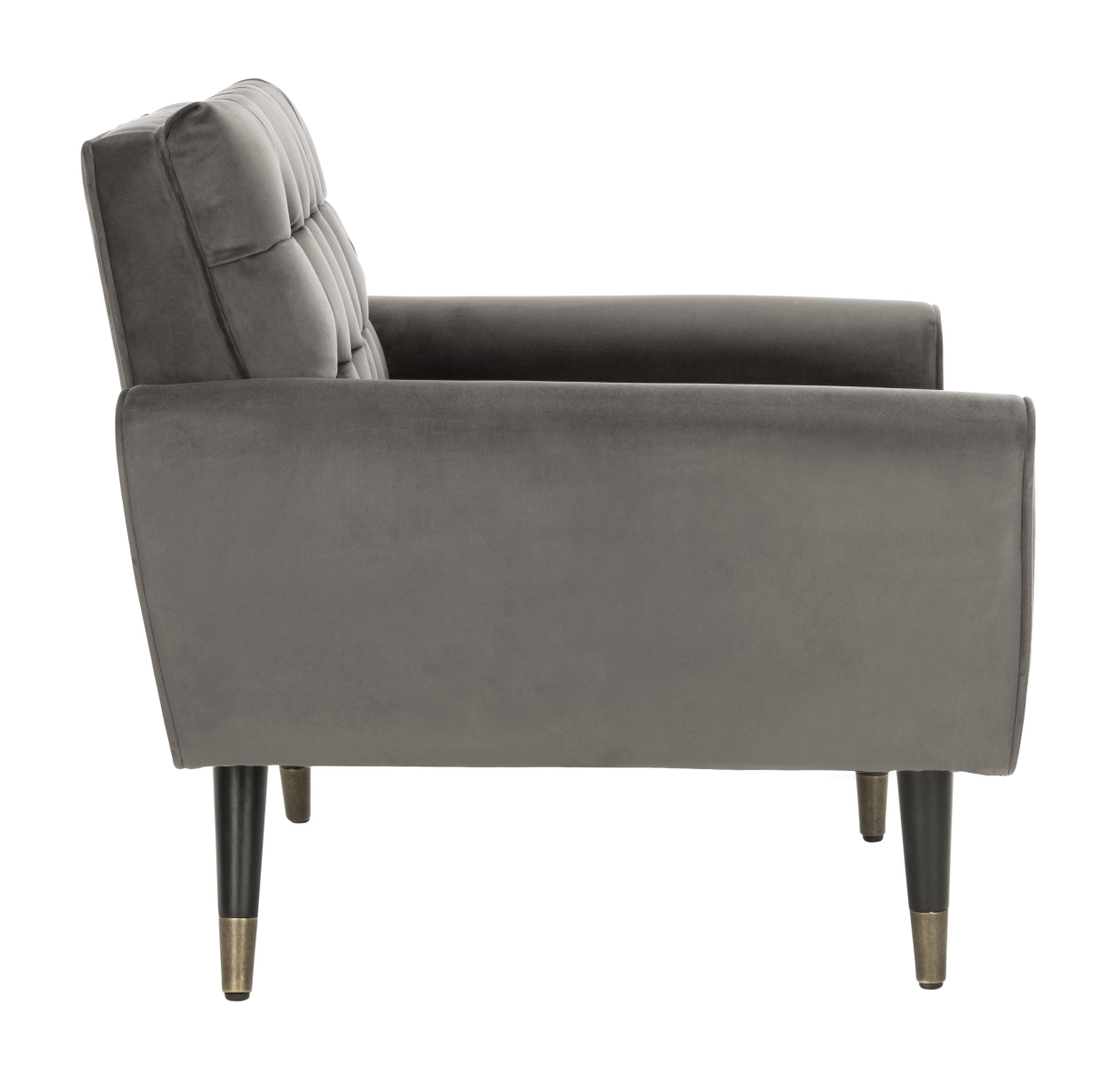 Amaris Tufted Accent Chair - Shale / Black - Safavieh - Image 7