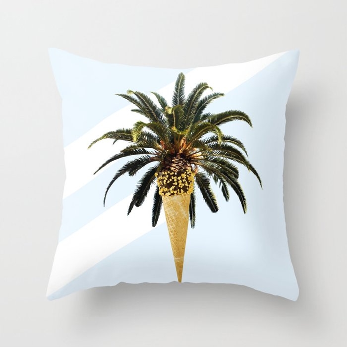Coconut Ice Cream #society6 #decor #buyart Throw Pillow by 83 Oranges Free Spirits - Cover (20" x 20") With Pillow Insert - Indoor Pillow - Image 0