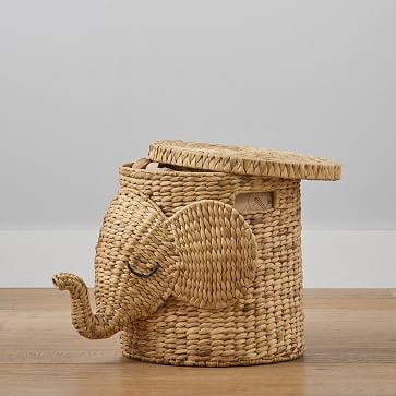 Elephant Basket, Natural, WE Kids - Image 1