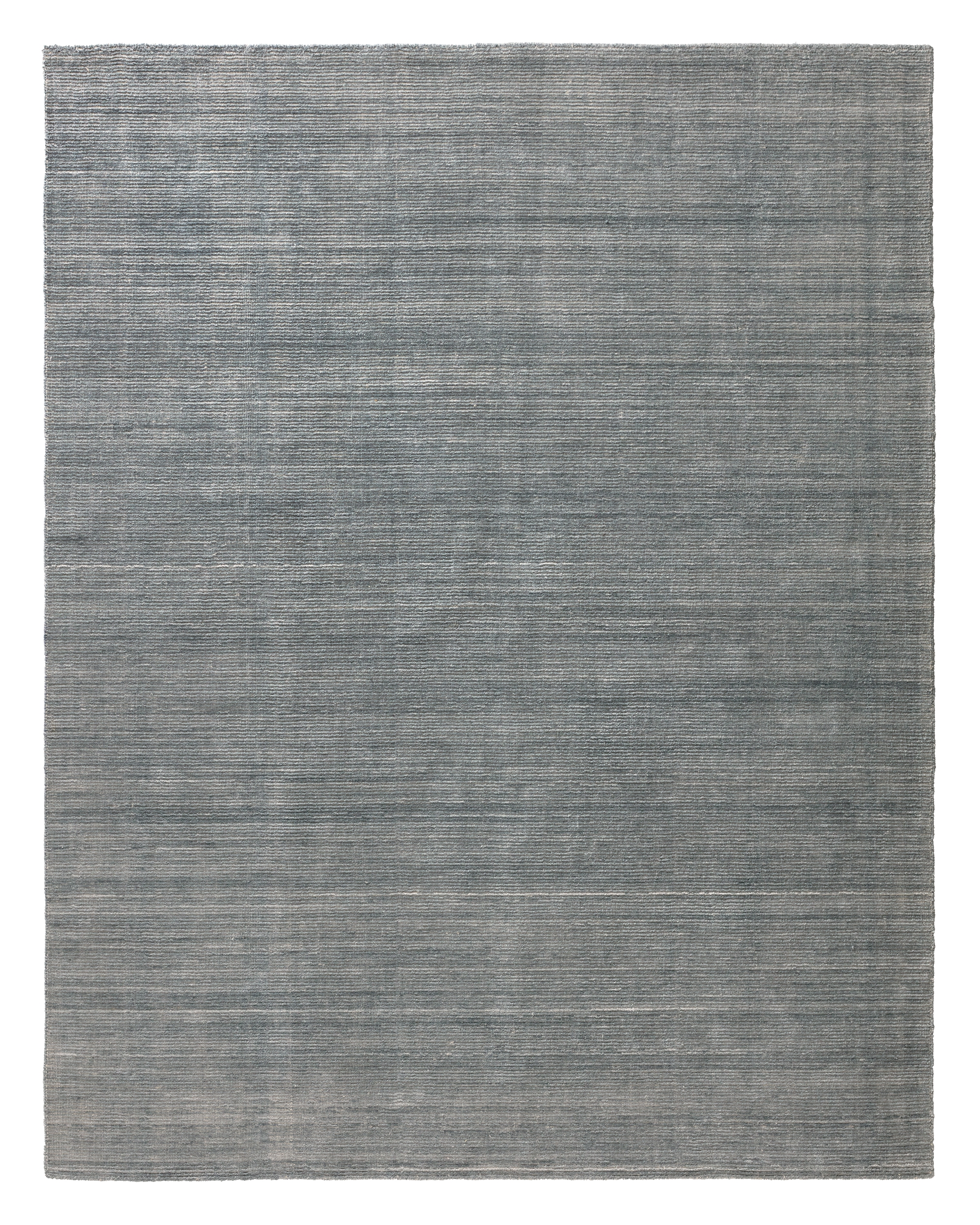 Danan BRV02 Handmade Outdoor Solid Blue and Gray Area Rug (2'x3') - Image 0