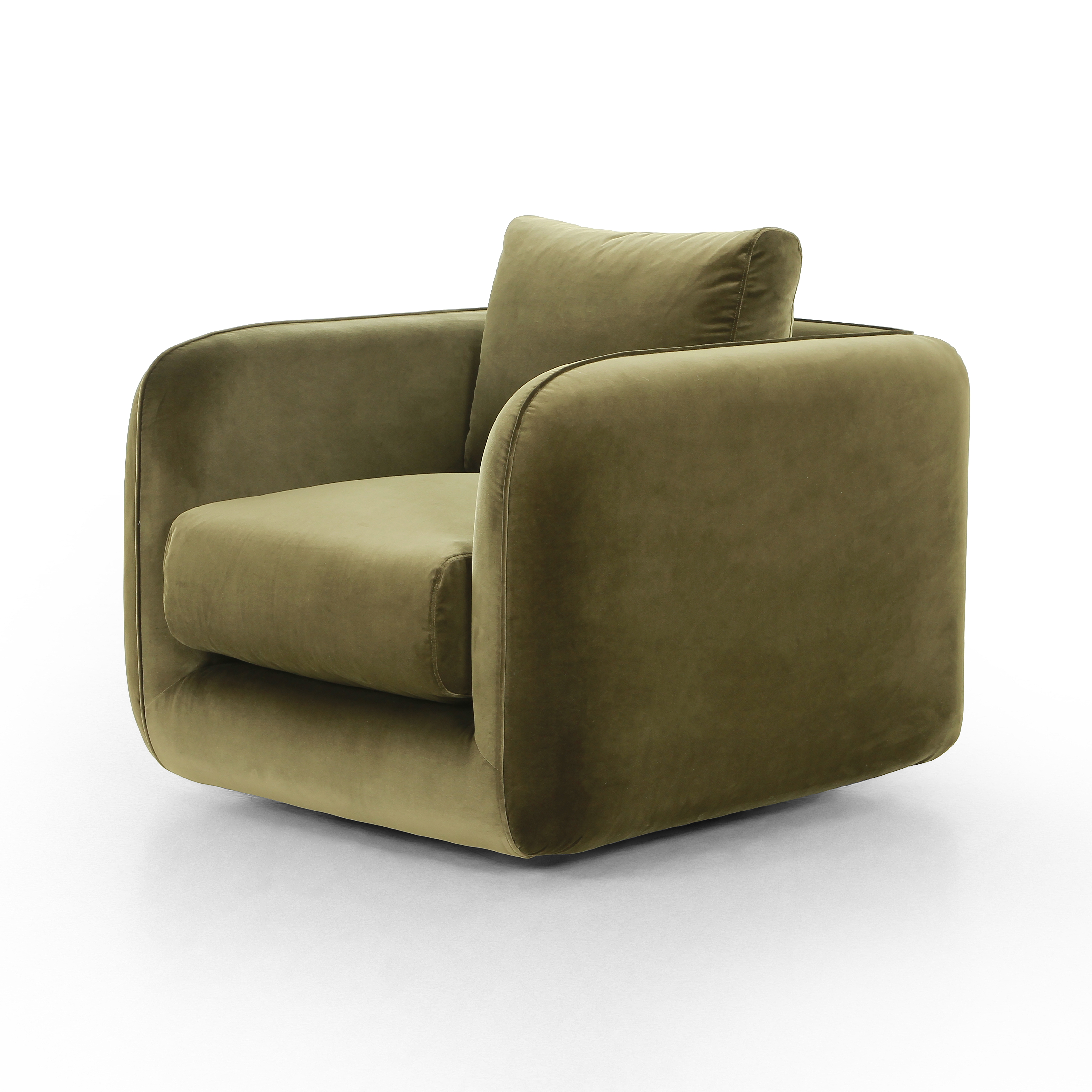 Malakai Swivel Chair - Surrey Olive - Image 1