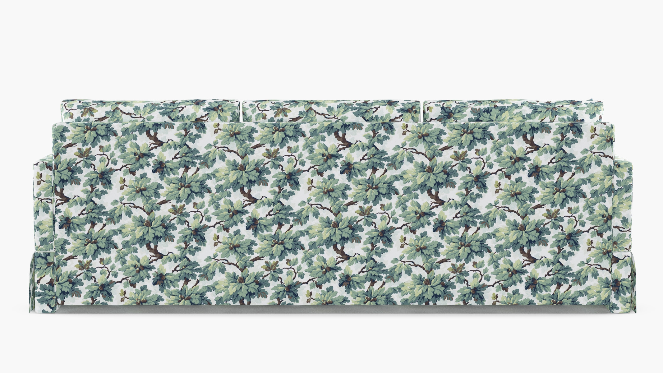 Skirted Track Arm Sofa, Sage Woodland, Extra Deep (43") - Image 3