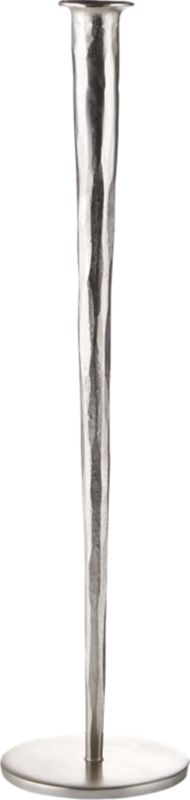 Forged Silver Taper Candle Holder Large - Image 8