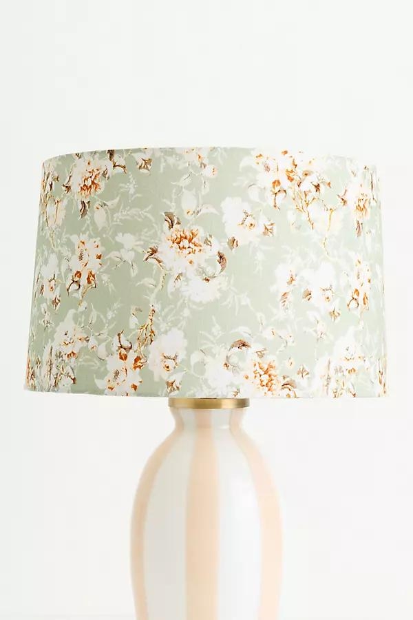 Printed Fabric Drum Lamp Shade - Image 0