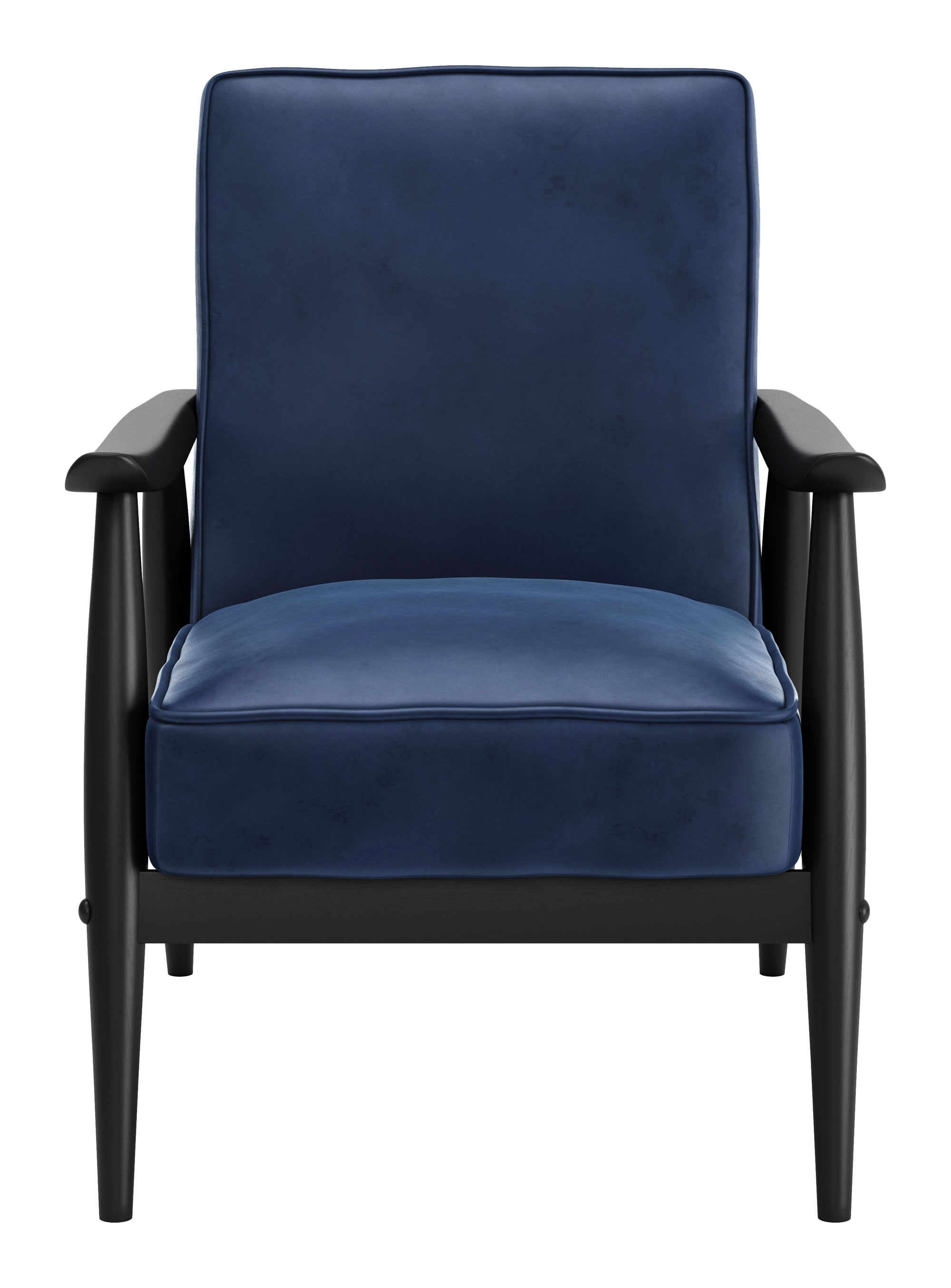 Rocky Arm Chair, Velvet Blue - Image 2
