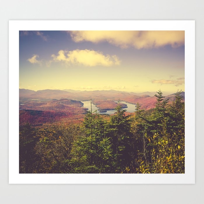 Autumn In The Adirondack Mountains Art Print by Olivia Joy St.claire - Cozy Home Decor, - SMALL - Image 0