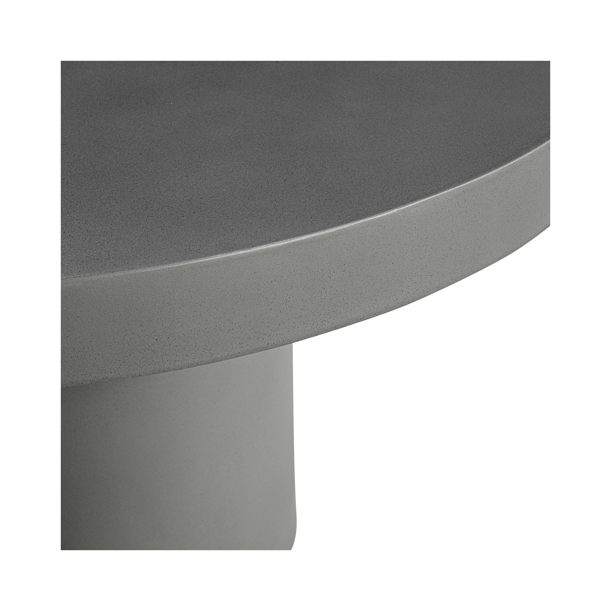 Cassius Round Outdoor Dining Table Dark Grey - Image 2