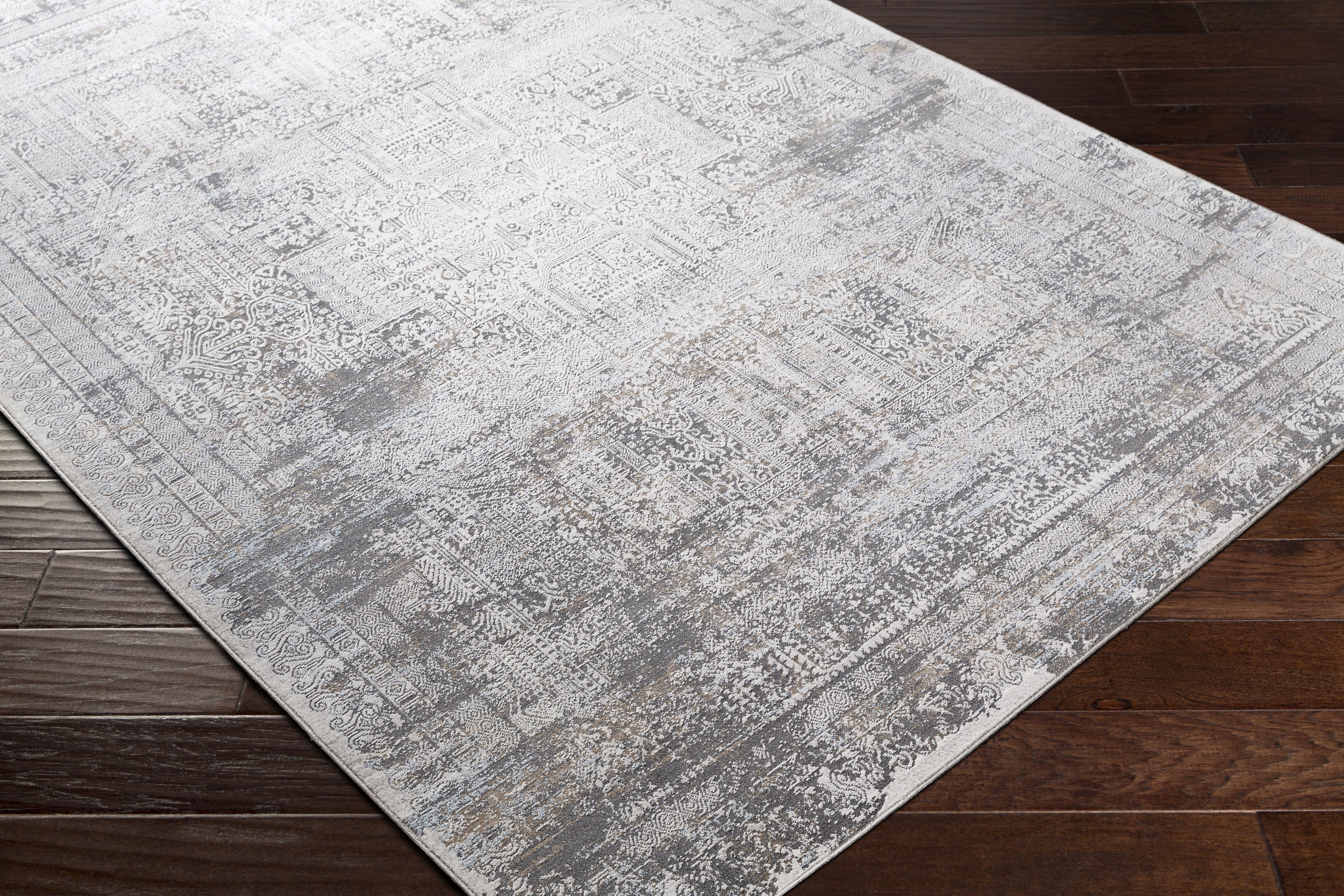 Couture Gray Indoor 2' x 2'11" Machine Woven Rug - Image 2