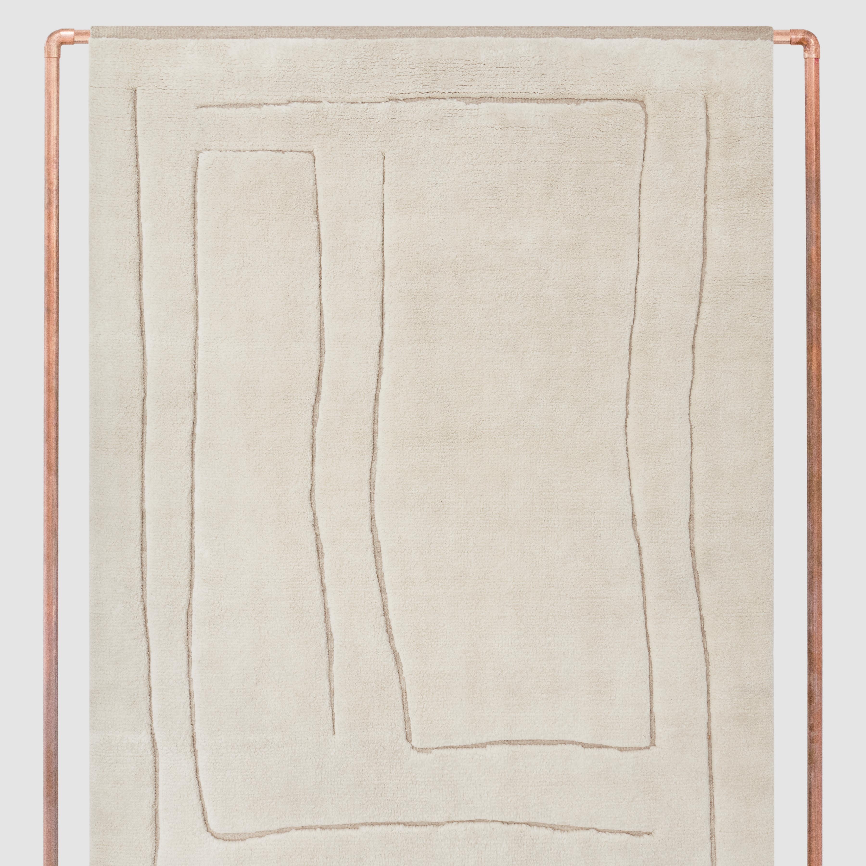 The Citizenry Ishir Hand-Knotted Area Rug | 10' x 14' | Sand - Image 0